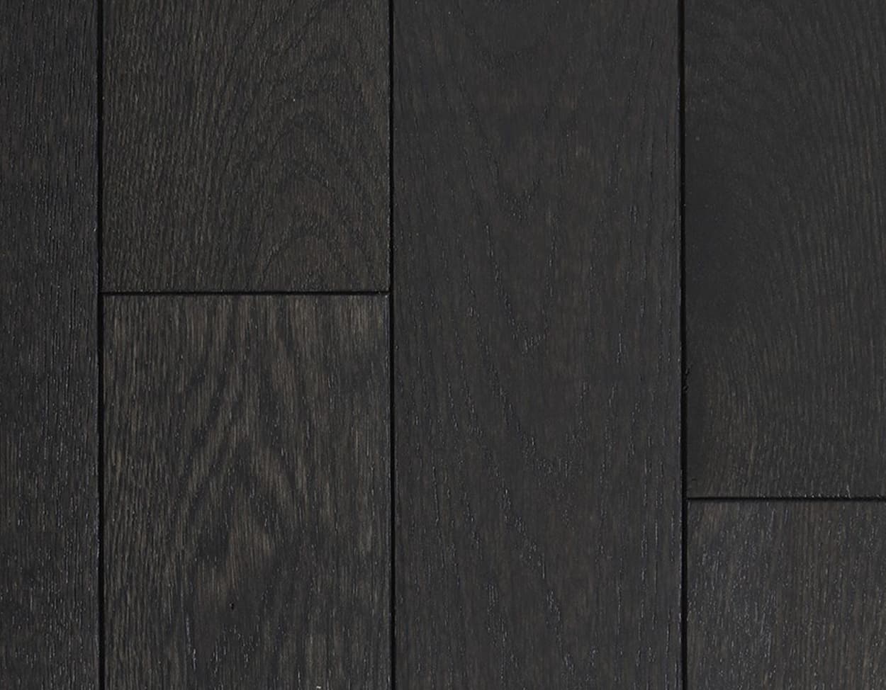 Mullican Williamsburg Plank 4" Solid White Oak - Black Pearl - Image 1