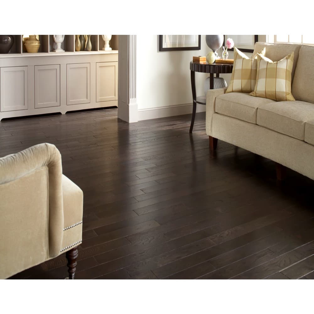 Mullican Williamsburg Plank 4" Solid White Oak - Black Pearl - Image 2