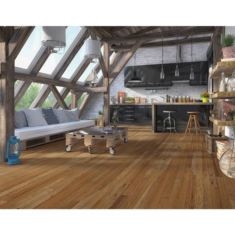 Mullican Williamsburg Plank  4" Solid Hickory - Musket - Image 2