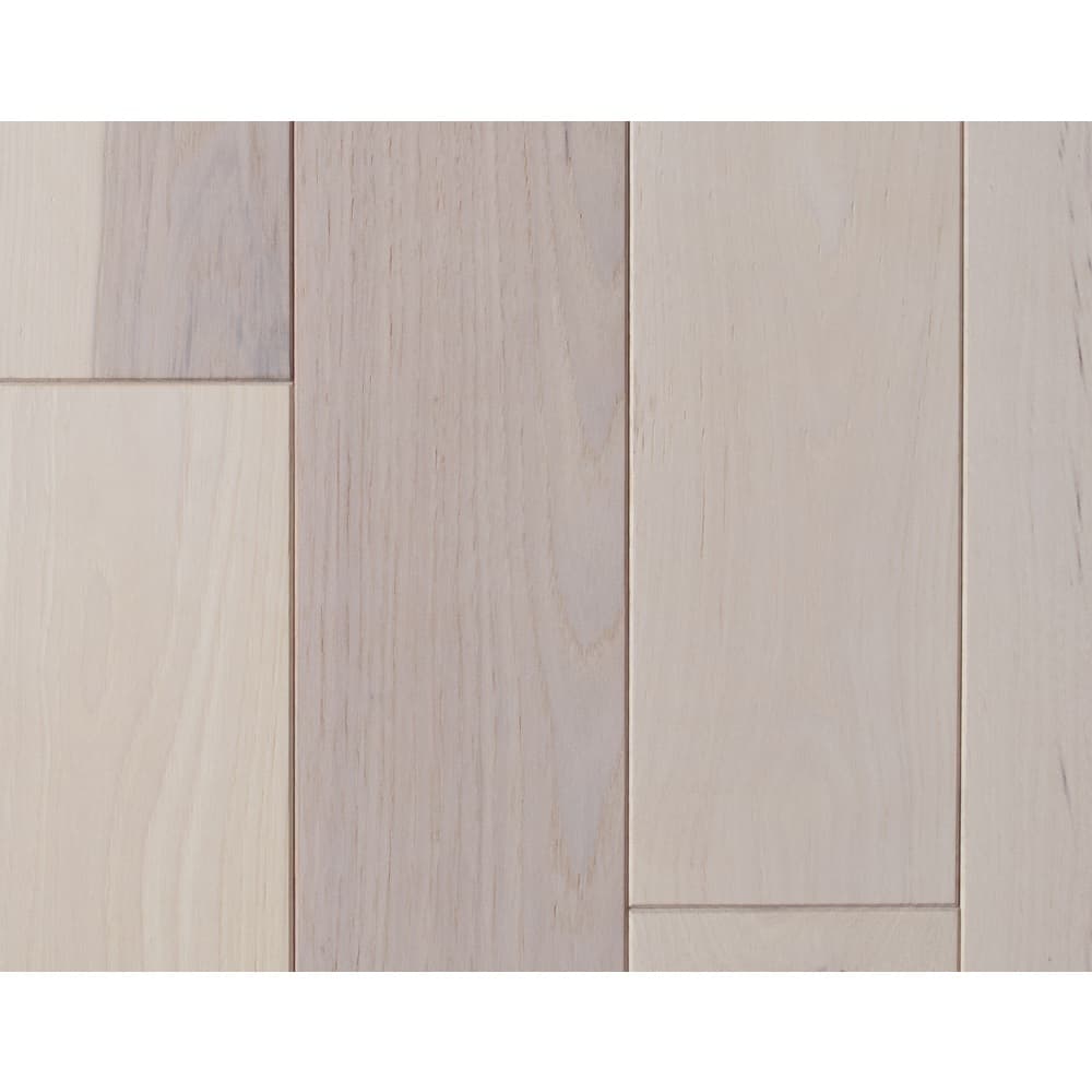 Mullican Williamsburg Plank  4" Solid Hickory - Aged Pearl - Image 1