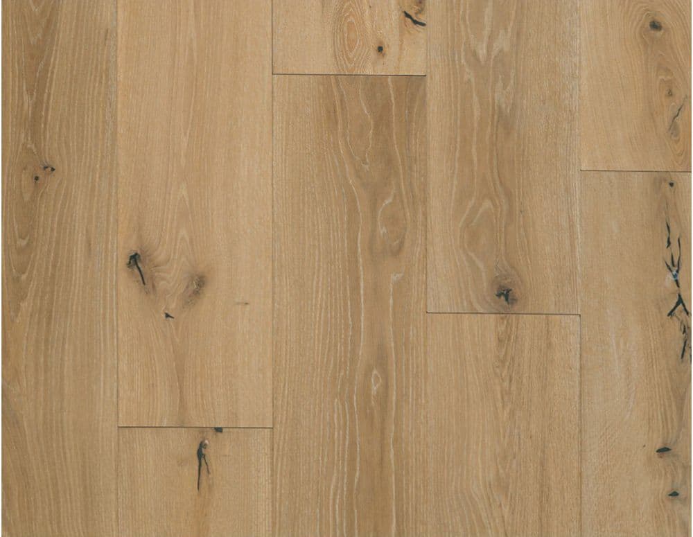 Mullican Castillian Premier 9.44" Engineered European White Oak - Coastal Fog - Image 1