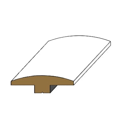 T Mould 1 7/8" x 5/8" - White Oak - 78" - Image 1