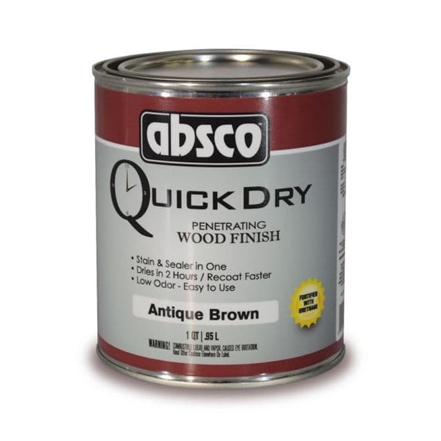 Absco Quick Dry Stain - Aged Barrel - 1 Qt - Image 1