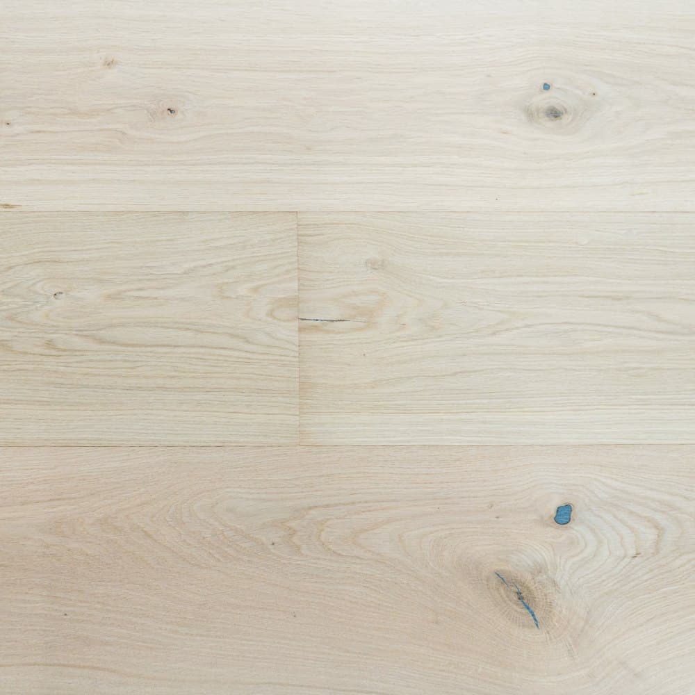 10 1/4" x 3/4" European White Oak Light Character Engineered Unfinished Flooring - Image 1