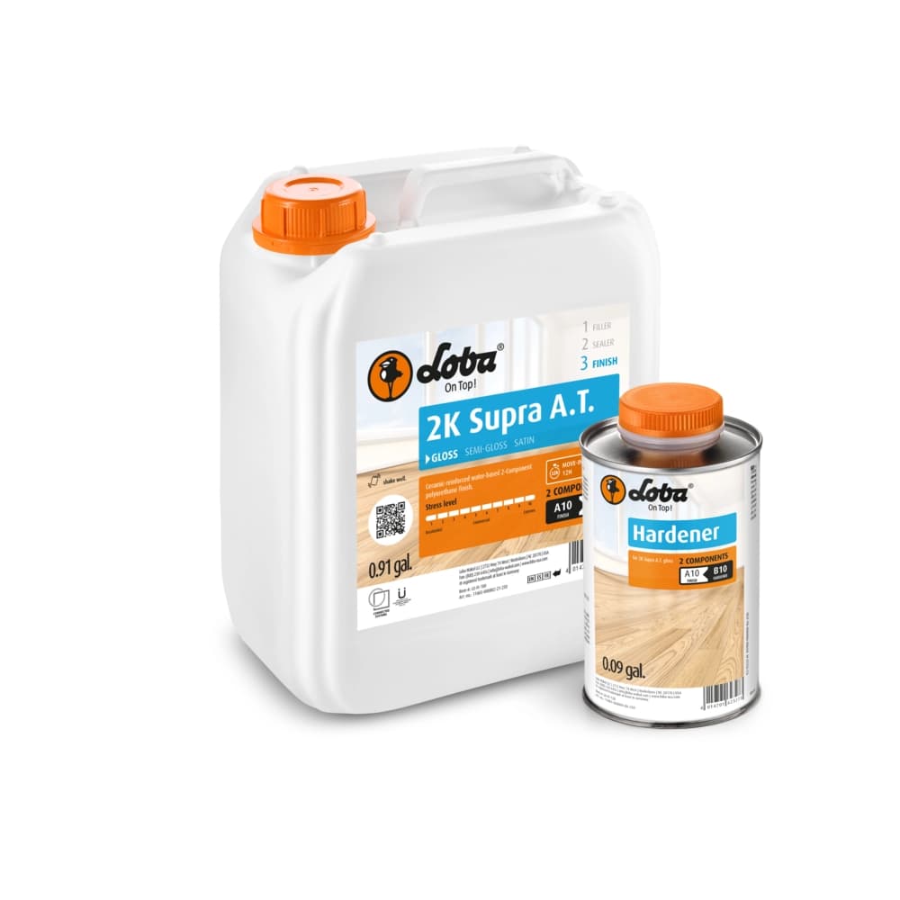 Loba 2K Supra A.T. Satin - 1 Gal  w/ Hardener - Image 1