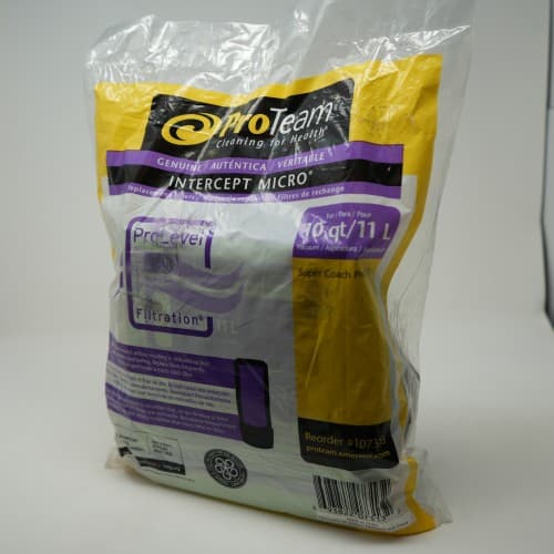 ProTeam Filter Bag For Supercoach Pro 10 - 10/Pkg - Image 1