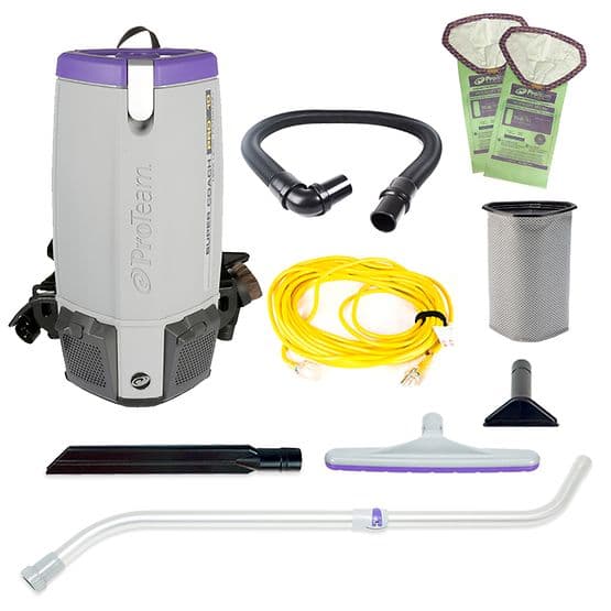 ProTeam Super Coach Pro 10 Backpack Vacuum w/ Toolkit - Image 3
