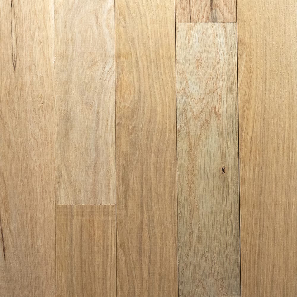 1 1/2" x 3/4" White Oak Common and Better Unfinished Solid Hardwood Flooring - Image 1