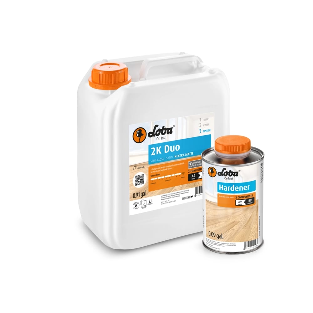 Loba 2K Duo Extra-Matte - 1 Gal w/ Hardener