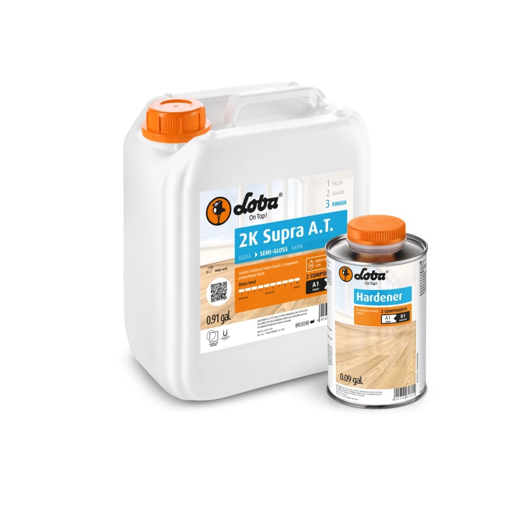 Loba 2K Supra A.T. Semi-Gloss - 1 Gal w/ Hardener