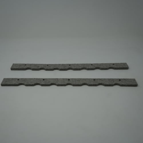Replacement Scalloped Felt Blade - Fits ProTeam - Set of 2