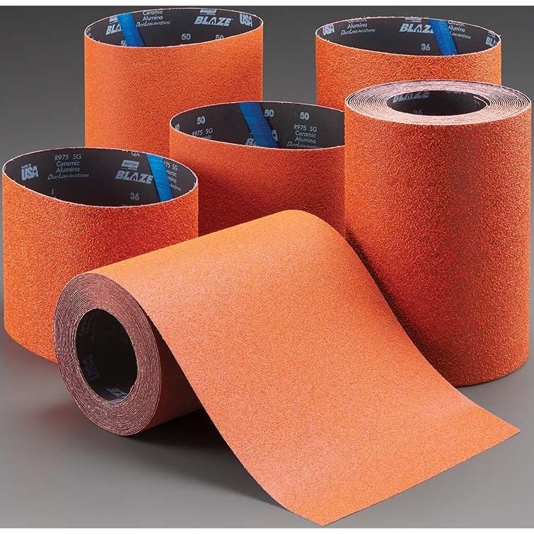 Norton Blaze Roll 12in x 25yd 100 Grit