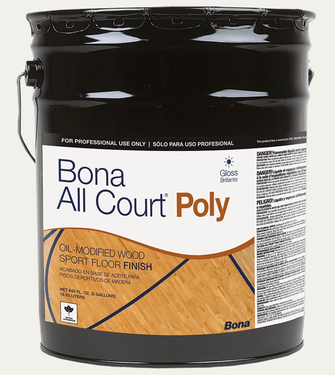 Bona All Court Polyurethane - Gloss - 5 Gal