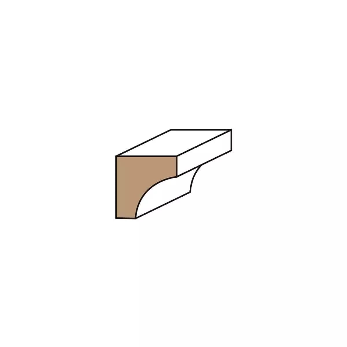 Cove Mould - White Oak - 78"