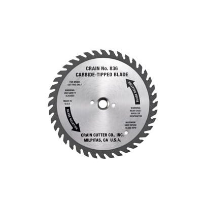 Crain Carbide Tipped Blade #836 For #835 Saw
