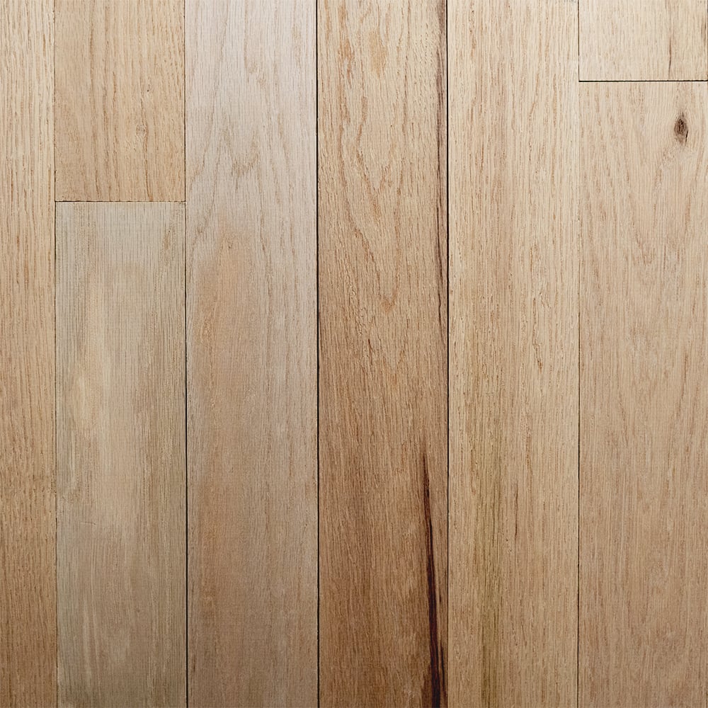 2 1/4" x 3/4" Red Oak #1 Common Unfinished Solid Hardwood Flooring