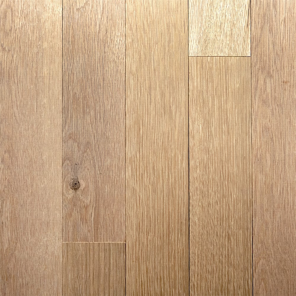 4" x 5/8" White Oak Select Grade Unfinished Engineered Flooring