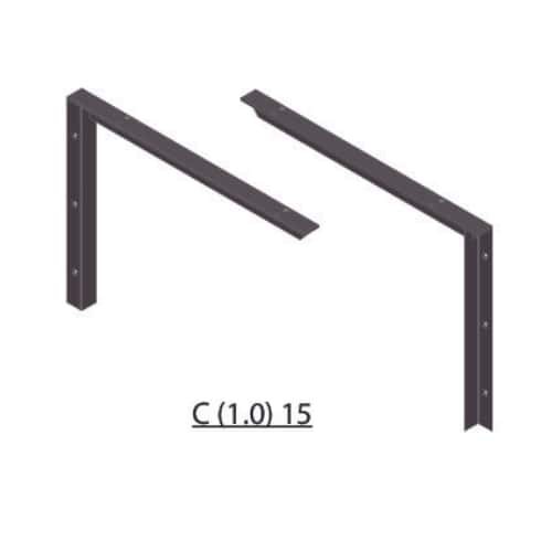 BRACKET-C(1.0)-15-WHITE thumbnail 2