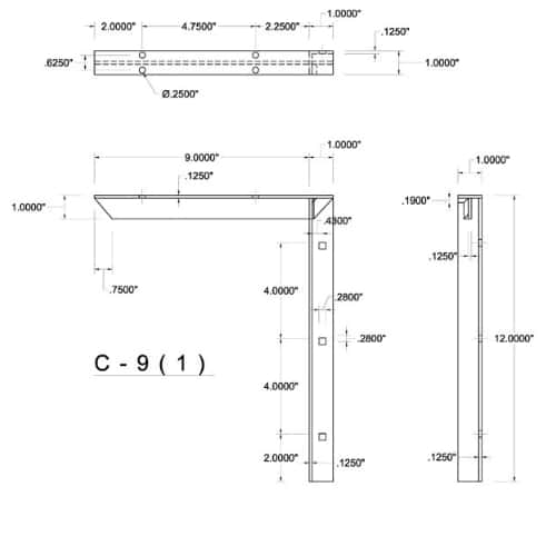 BRACKET-C(1.0)-9-BLACK thumbnail 2