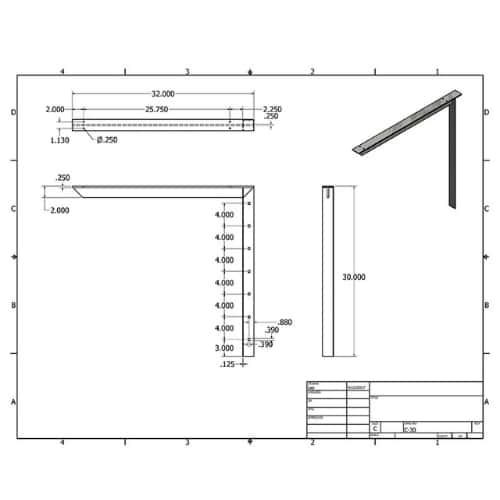BRACKET-C(2.0)-30-BLACK thumbnail 2