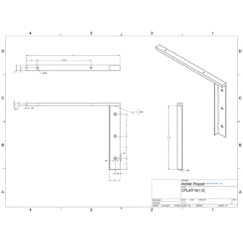 BRACKET-CFLAT(1.0)-15-BLACK thumbnail 2