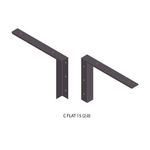 BRACKET-CFLAT(2.0)-15-WHITE thumbnail 2