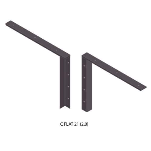 BRACKET-CFLAT(2.0)-21-WHITE thumbnail 1