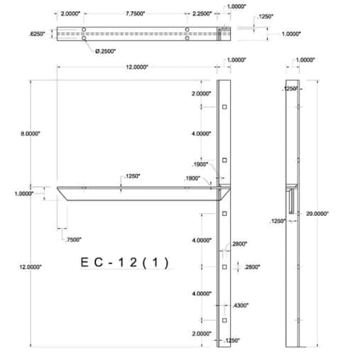 BRACKET-EC(1.0)-12-BLACK thumbnail 2