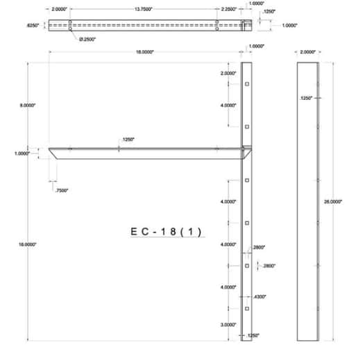 BRACKET-EC(1.0)-18-BLACK thumbnail 2