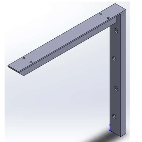 BRACKET-HYB(1.5)-18-WHITE thumbnail 1