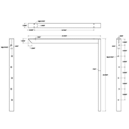 BRACKET-HYB(1.5)-24-BLACK thumbnail 3