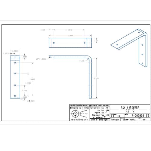BRACKET-SF-9-ALUMINUM thumbnail 2