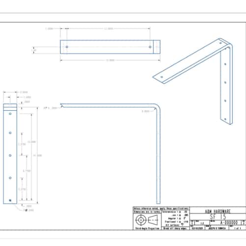 BRACKET-SF15-STAINLESS STEEL thumbnail 2
