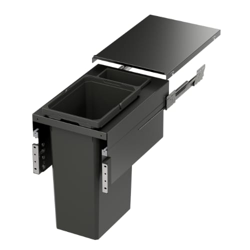 10090008895 - VS ENVI - Space XX - Waste Bin System - One 31 Quart Lava Bin and One 1.5 Quart Lava Box - Lava - Vauth Sagel