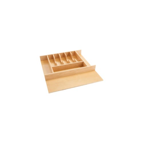 Rev-A-Shelf - Large Wood Cutlery Drawer Insert - Maple Veneer - 4WCT-3