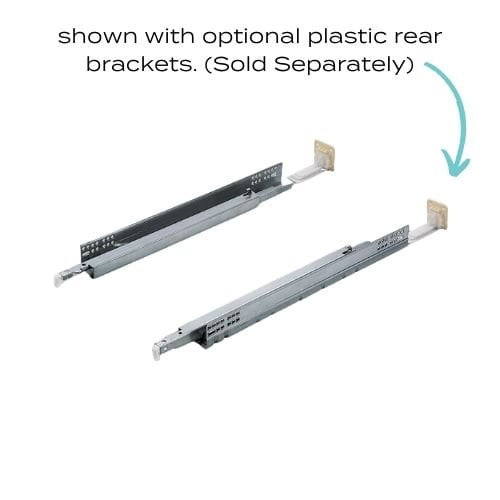 A7555/305 CP6 - Futura - 12 Inch - Drawer Slide - Undermount - Full Extension - Soft Close  - Salice