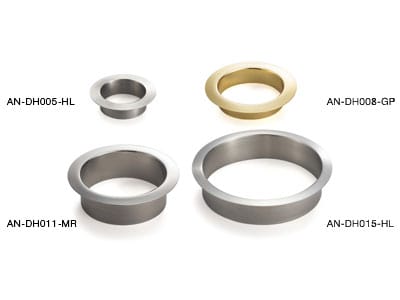 AN-DH008-GP - Multi-Purpose Grommet - 304 Stainless Steel - Gold Finish - Sugatsune