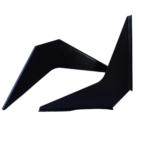 15 inch x 15 inch - Work Station Bracket - Black - A and M Hardware