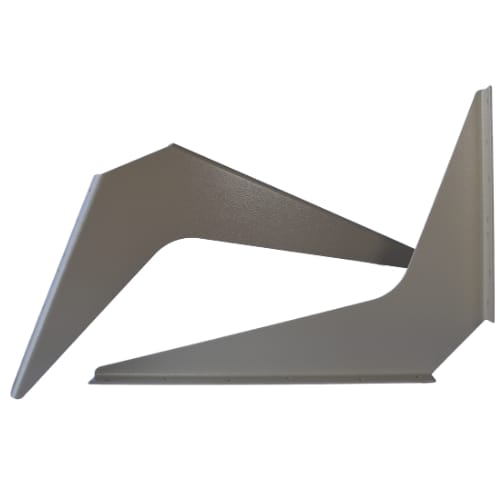 15 inch x 21 inch - Work Station Bracket - Almond - A and M Hardware