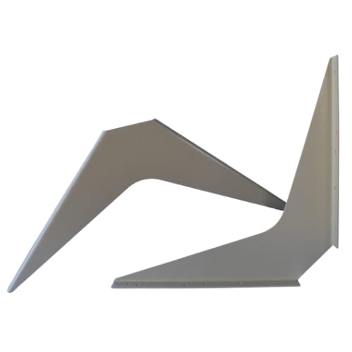 18 inch x 18 inch - Work Station Bracket - Almond - A and M Hardware