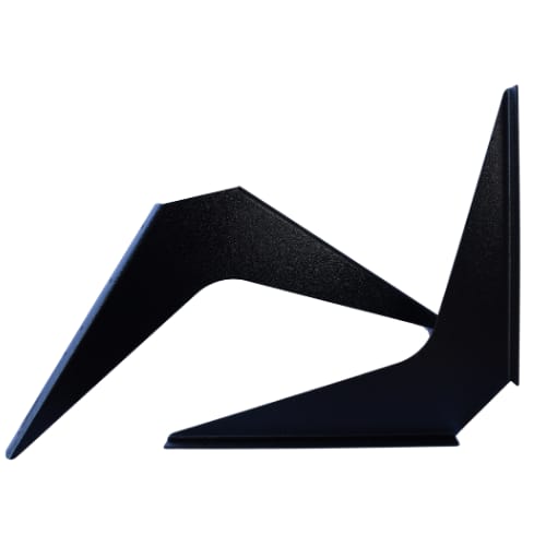 18 inch x 18 inch - Work Station Bracket - Black - A and M Hardware