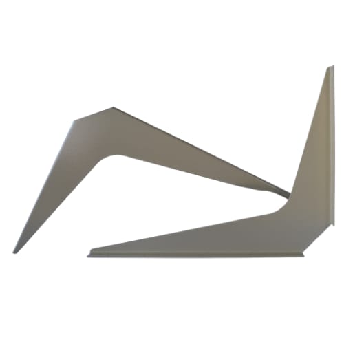 18 inch x 24 inch - Work Station Bracket - Almond - A and M Hardware