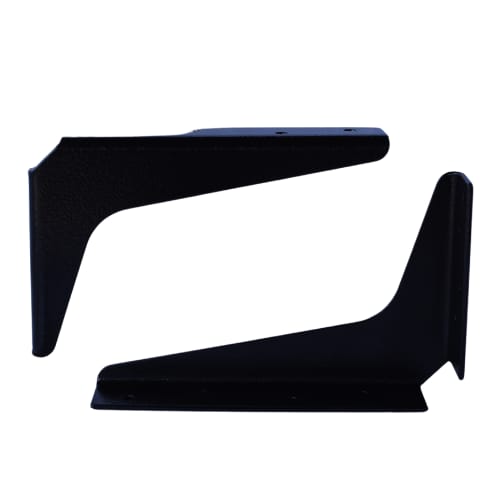 5 inch x 8 inch - Shelf Support Bracket - Black - A and M Hardware
