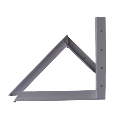 18 inch - Concealed Bracket - White - A and M Hardware