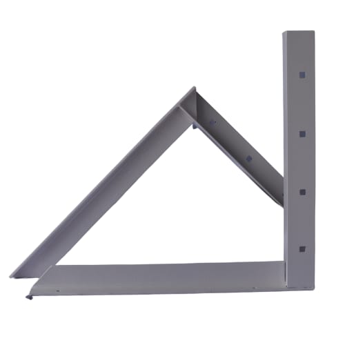 24 inch - Concealed Bracket - White - A and M Hardware