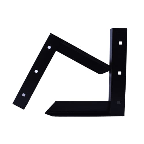 9 inch - Concealed Bracket - Black - A and M Hardware