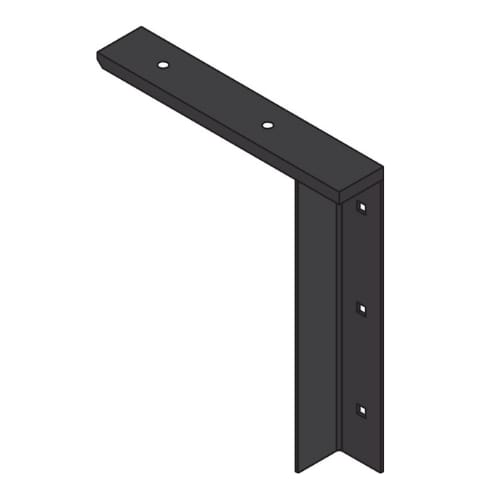 9 inch - Extended Concealed Bracket - Almond - A and M Hardware