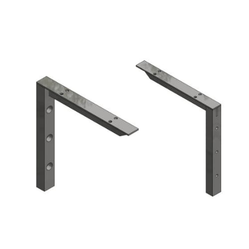 9 inch - Hybrid Bracket - Black - A and M Hardware