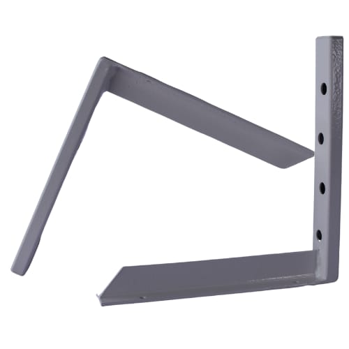 12 inch - Hybrid Bracket - White - A and M Hardware