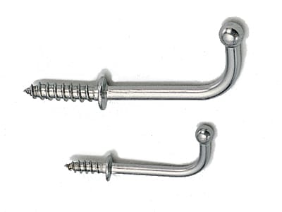 TY-25 - Cup Hook - Stainless Steel - Screw in - Polished Finish - Sugatsune
